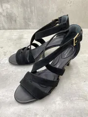 rockport ロックポート スエード調 アンクルストラップ ハイヒール サンダル size25.0cm/黒 ◇■ レディースのサムネイル