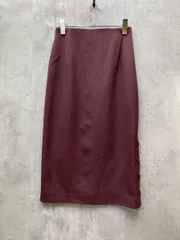 FONCE フォンセ アバハウス リネンライク タイト スカート size36/ボルドー ■◆ レディースのサムネイル