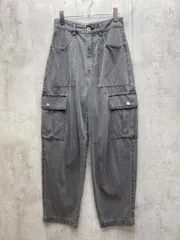 rienda リエンダ オーバーポケットJW DENIM PT デニムパンツ トレンド感着回し sizeM/ブラック ■■ レディースのサムネイル