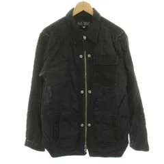 アルマーニ ジーンズ ARMANI JEANS ジャケット ブルゾン ジップアップ ステッチ ナイロン S 黒 ブラック V6C32PR /HNのサムネイル