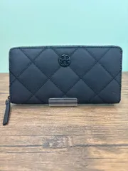 TORY BURCH トリーバーチ キルティング調 ラウンドジップ 長財布 ブラック 送料無料♪のサムネイル