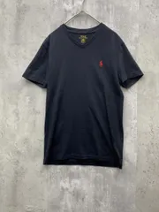POLO RALPH LAUREN ポロ ラルフローレン ワンポイント刺繍 カスタムフィット Vネック Tシャツ sizeXS/ブラック ■◆ レディースのサムネイル