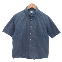 タケオキクチ TAKEO KIKUCHI 半袖シャツ 4 青 ブルー ストライプ柄 胸ポケット 8406 BB070-84071 /HW ■GY66のサムネイル