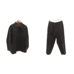 パパス Papas セットアップ カバーオール デニムパンツ ジーンズ ノーマルカラー ジップフライ ドローイングウエスト チャコールグレー /YF ■ECG007のサムネイル