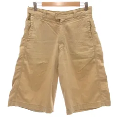 アルマーニ ジーンズ ARMANI JEANS ハーフパンツ ショートパンツ ショーツ 44 ヘリンボーン ベルクロ ポケット付き ベージュ /KB ■ECC005のサムネイル