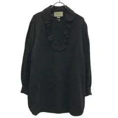 GUCCI グッチ オープンフリルネックチュニックトップス 611468 ZADVW ブラック 38のサムネイル