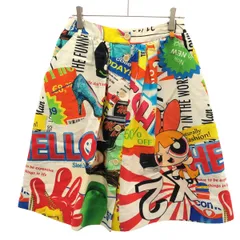 MOSCHINO モスキーノ パワーパフガールズプリントスカート KQ7267123 ミックス I38のサムネイル