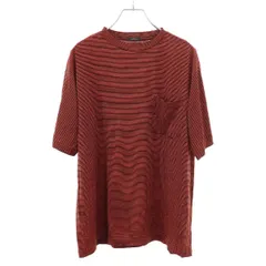 COMOLI コモリ 20SS サマーウールボーダーTシャツ R01-05014 レッド 2のサムネイル