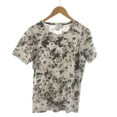ランバンオンブルー LANVIN en Bleu Tシャツ カットソー 48 白 ホワイト カーキ 総柄 半袖 /RRのサムネイル