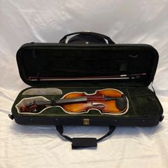 中古保管品】 Venezia ヴァイオリン ハードケース・弓付き 訳あり C