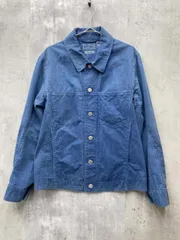BLUE BLUE ブルーブルー 日本製 コットン カバーオール ワーク ジャケットアメカジ カジュアル size1/インディゴ ■■◎メンズのサムネイル