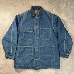 70's Sears（シアーズ）work Leisure デニムカバーオール ブランケットライナー MEDIUM ワークジャケット ヴィンテージのサムネイル