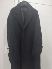 (48)WOOYOUNGMI ウーヨンミ 21fw 178 ターンアップコート ブラックのサムネイル
