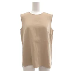 ミューズ ドゥーズィエム クラス MUSE de Deuxieme Classe 美品 カットソー ジョーゼット ノースリーブ ベージュ /MGのサムネイル