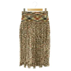ミッソーニ MISSONI スカート ロング フレア ボーダー 42 マルチカラー /DOのサムネイル