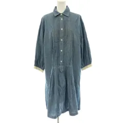 ジュンヤワタナベ JUNYA WATANABE コムデギャルソン COMME des GARCONS JA-O201 AD2007 デニム シャツワンピース ひざ丈 長袖 SS ライトブルー /HK ■OSのサムネイル