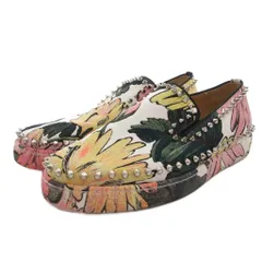 クリスチャンルブタン Christian louboutin ボタニカルスタッズスリッポン スニーカー スタッズ 花柄 41.5 マルチカラー /FF ■GY62のサムネイル