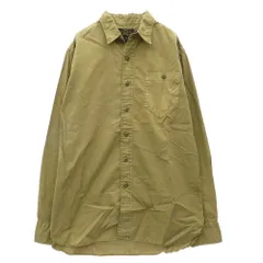 RRL ダブルアールエル USED加工 レギュラーカラー 長袖 シャツ カーキ系 M【中古】のサムネイル