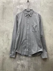 GITMAN BROS ギットマンブラザーズ コットン 無地 USA製 ボタンダウン ポケット 長袖 ネル シャツ sizeS/グレー ■◇◎レディースのサムネイル