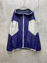 ASICS アシックス トレーニング ウインドフーデイー ジャケット 防風 撥水 UVケア sizeS/紫系 ■◆ メンズのサムネイル