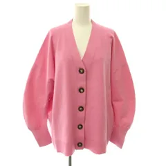 エンフォルド ENFOLD 24SS CURVE-ARM CARDIGAN カーディガン ニット Vネック 38 ピンク /CX ■OSのサムネイル