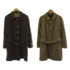 ランズエンド LANDS' END ステンカラーコート 長袖 ミドル リバーシブル M カーキ ブラウン 419687 /GG ■MAのサムネイル