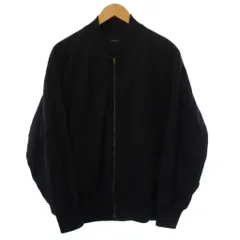 コモリ COMOLI 24AW ウールニット ジップブルゾン ジャケット 1 黒 A03-06026 /KHのサムネイル