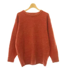 アイテムズ アーバンリサーチ ITEMS URBANRESEARCH ニット セーター 長袖 M 赤 レッド クルーネック /BB ■MAのサムネイル