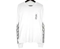 クロムハーツ CHROME HEARTS CH プラス ファイヤー プリント 長袖 ロング スリーブ カットソー w27670のサムネイル