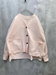 ■le.coeur blanc ルクールブラン スムースアミ ワイド シルエット V カーデ カーディガン ジュアル きれいめ 大人可愛いsize38/ピンク ■◇◎レディースのサムネイル