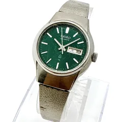 C175【稼働・1977年製 アンティーク】 SEIKO QUARTZ Joyful セイコー クォーツ ジョイフル グリーンダイアル レディースウォッチのサムネイル