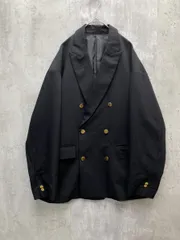 JUNRed ジュンレッド サイドスリット ダブルテーラードジャケットビッグシルエット 金ボタン ルーズ sizeS/黒 ■◇ メンズのサムネイル