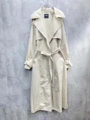 ZARA ザラ スプリング ロング トレンチ コート ウエストリボン 羽織り 上着 オフィスカジュアル sizeXS/ベージュ ■◇ メンズのサムネイル