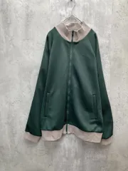 PAGEBOYLIM ページボーイリム ロゴ刺繍 サイドライン トラック ジャケット オーバーサイズ sizeF/深緑×グレー ■◇ レディースのサムネイル
