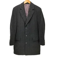ヒューゴボス HUGO BOSS 3B センターベント ストライプ ウールチェスターコート メンズ EUR：46 のサムネイル