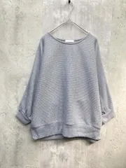 DRESKIP ドレスキップ ラメドルマントップス サマー ニット セーター 上品 UV機能付き グレー ■◇ レディースのサムネイル