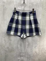 REDYAZEL レディアゼル チェック キュロット ショート パンツ sizeM/ネイビー ■◆ レディースのサムネイル