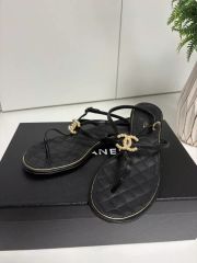CHANEL 2025シャネル ここビーチコレクションビーチサンダル ブラック