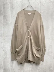 DRESSTERIOR ドレステリア コットン100% ニット カーディガン 刺繍 ゆったり 羽織り 冷房対策 size34/オリーブ  ■◇ レディースのサムネイル