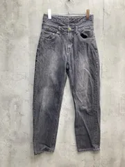 LAGUNAMOON ラグナムーン ダブルウエスト デニムパンツ sizeS/黒 ■■ レディースのサムネイル