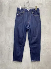 美品 coen コーエン 綿100% テーパードレッグ デニムパンツ sizeM/ネイビー ■■ レディースのサムネイル