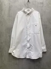 MONO-MART モノマート ビッグアソート ナンバリング刺繍 ボタンダウン 長袖 シャツ sizeM/ホワイト ■◇ レディースのサムネイル