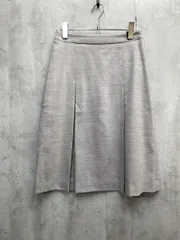 Aquascutum アクアスキュータム フランネルプリーツ スカート size8/ライトグレー  ■◇ レディースのサムネイル