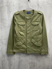 NOLLEY'S ノーリーズ ノーカラーミリタリー ジャケット size36/グリーン系  ■◇ レディースのサムネイル