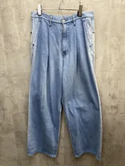 tai×JUNRed タイ×ジュンレッド バギー ルーズ シルエット ワイド デニムパンツ sizeL/青 ■◇ メンズのサムネイル
