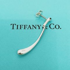新品仕上げ】ティファニー TIFFANY ティアドロップ フックピアス片耳