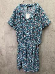新品 Heather ヘザー 花柄 ロンパース ワンピース sizeF/グリーン  ■◆ レディースのサムネイル