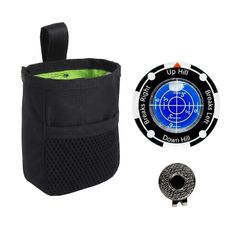 [Brand New] Golf Ball Case (Holds up to 3 balls) and Golf Marker (with magnet) - 3-piece set 0