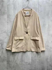 nano universe ナノユニバース ドライタッチライトノーラペルジャケット size38/ベージュ ■◇ レディースのサムネイル
