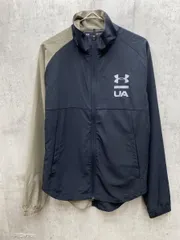 UNDER ARMOUR アンダーアーマー クロスジャケット UA サマーウーブン フルジップ ジャケット sizeSM/黒 ■◆メンズのサムネイル